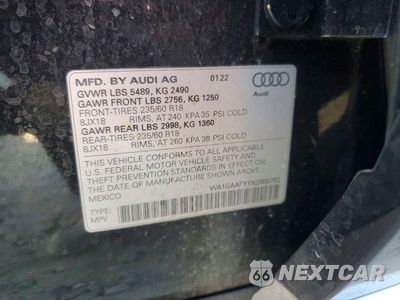 Zdjęcie 14 z 14 samochodu: 2022 AUDI Q5 PREMIUM 45 VIN:WA1GAAFY1N2060762 - miniatura