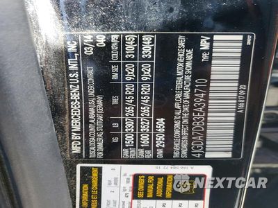 Zdjęcie 13 z 13 samochodu: 2014 MERCEDES-BENZ ML 550 4MATIC VIN:4JGDA7DB3EA394710 - miniatura