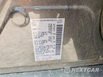 Zdjęcie 12 z 12 samochodu: 2017 NISSAN ROGUE SL VIN:5N1AT2MT6HC807706 - miniatura