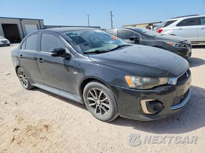 Czwarte zdjęcie samochodu z boku: 2017 MITSUBISHI LANCER ES VIN:JA32U2FU5HU007984 - miniatura
