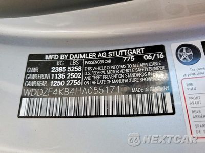 Zdjęcie 12 z 12 samochodu: 2017 MERCEDES-BENZ E 300 4MATIC VIN:WDDZF4KB4HA055171 - miniatura
