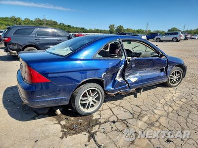 Trzecie zdjęcie samochodu z tyłu: 2002 HONDA CIVIC EX VIN:1HGEM22942L002435 - miniatura