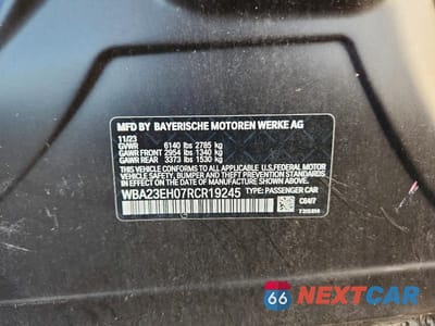 Zdjęcie 12 z 12 samochodu: 2024 BMW 740 I VIN:WBA23EH07RCR19245 - miniatura