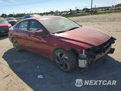 Czwarte zdjęcie samochodu z boku: 2024 HYUNDAI ELANTRA SEL VIN:KMHLS4DG7RU782563 - miniatura