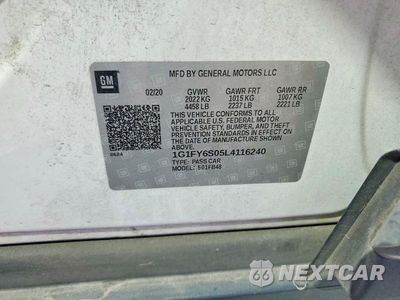Zdjęcie 12 z 12 samochodu: 2020 CHEVROLET BOLT EV LT VIN:1G1FY6S05L4116240 - miniatura
