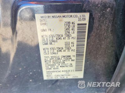Zdjęcie 12 z 12 samochodu: 2010 NISSAN FRONTIER SE V6 VIN:1N6AD0FR3AC406835 - miniatura