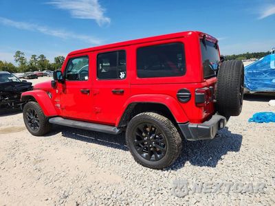 Drugie zdjęcie samochodu z przodu: 2021 JEEP WRANGLER UNLIMITED SAHARA 4XE VIN:1C4JJXP64MW858370 - miniatura
