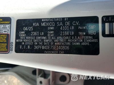 Zdjęcie 12 z 12 samochodu: 2025 KIA K4 GT LINE VIN:3KPFW4DE7SE140806 - miniatura