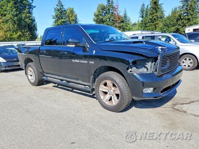 Czwarte zdjęcie samochodu z boku: 2012 DODGE RAM 1500 SPORT VIN:1C6RD7MT2CS338329 - miniatura