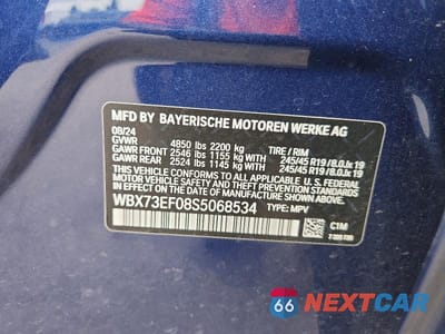 Zdjęcie 13 z 13 samochodu: 2025 BMW X1 XDRIVE28I VIN:WBX73EF08S5068534 - miniatura