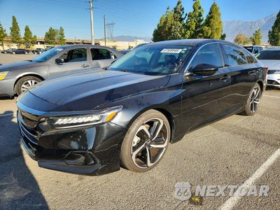 2021 HONDA ACCORD SPORT SE 1HGCV1F49MA022000 - główne zdjęcie licytacji z USA - miniatura