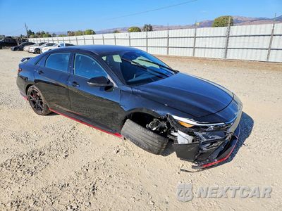 Czwarte zdjęcie samochodu z boku: 2026 HYUNDAI ELANTRA N BASE VIN:KMHLW4DK2TU040152 - miniatura