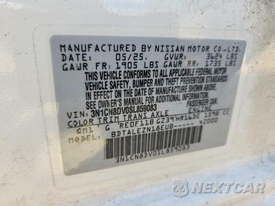 Zdjęcie 12 z 12 samochodu: 2025 NISSAN VERSA S VIN:3N1CN8DV0SL859083 - miniatura