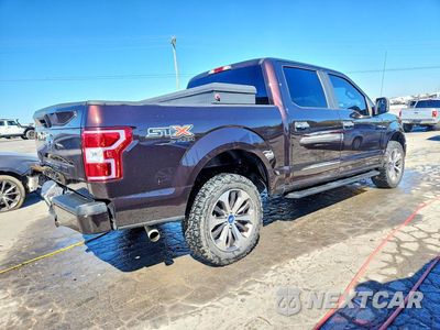 Trzecie zdjęcie samochodu z tyłu: 2019 FORD F150 SUPERCREW VIN:1FTEW1E5XKFB25229 - miniatura