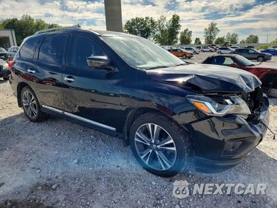 Czwarte zdjęcie samochodu z boku: 2018 NISSAN PATHFINDER PLATINUM VIN:5N1DR2MM4JC652700 - miniatura