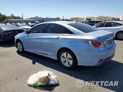 Drugie zdjęcie samochodu z przodu: 2013 HYUNDAI SONATA HYBRID VIN:KMHEC4A49DA082795 - miniatura