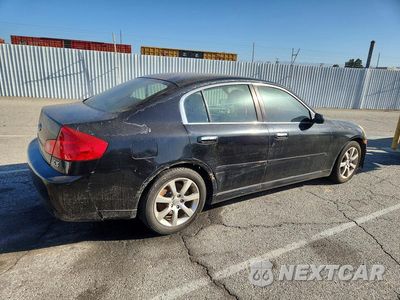 Trzecie zdjęcie samochodu z tyłu: 2006 INFINITI G35 BASE VIN:JNKCV51E76M509718 - miniatura