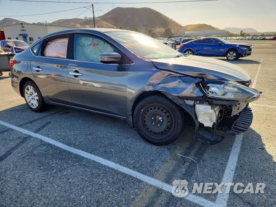Czwarte zdjęcie samochodu z boku: 2019 NISSAN SENTRA S VIN:3N1AB7AP9KY424551 - miniatura