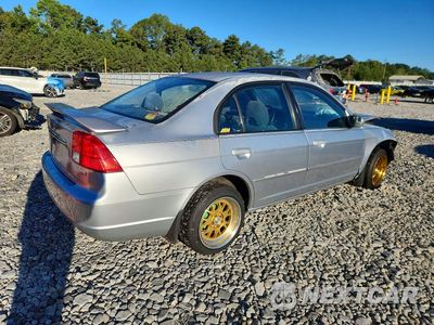 Trzecie zdjęcie samochodu z tyłu: 2003 HONDA CIVIC EX VIN:2HGES26753H520504 - miniatura