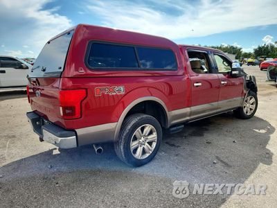 Trzecie zdjęcie samochodu z tyłu: 2018 FORD F150 SUPERCREW VIN:1FTFW1E53JFA68715 - miniatura