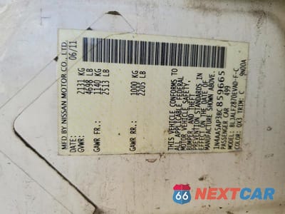 Zdjęcie 12 z 12 samochodu: 2011 NISSAN MAXIMA 3.5 S VIN:1N4AA5AP3BC859665 - miniatura