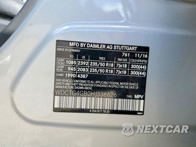 Zdjęcie 14 z 14 samochodu: 2017 MERCEDES-BENZ GLA 250 4MATIC VIN:WDCTG4GB0HJ336626 - miniatura