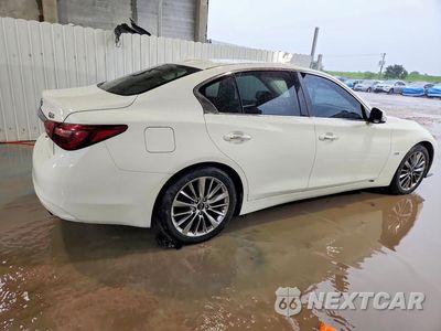 Trzecie zdjęcie samochodu z tyłu: 2018 INFINITI Q50 3.0T LUXE VIN:JN1EV7AP5JM363337 - miniatura