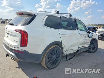 Trzecie zdjęcie samochodu z tyłu: 2020 KIA TELLURIDE SX VIN:5XYP5DHC6LG024372 - miniatura