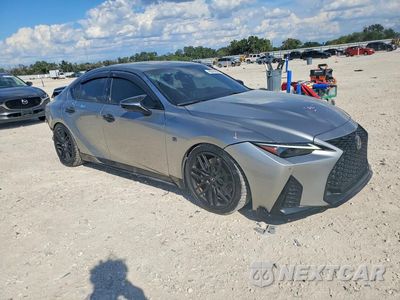 Czwarte zdjęcie samochodu z boku: 2023 LEXUS IS 500 F SPORT PERFORMANCE PREMIUM VIN:JTHAP1D23P5002208 - miniatura