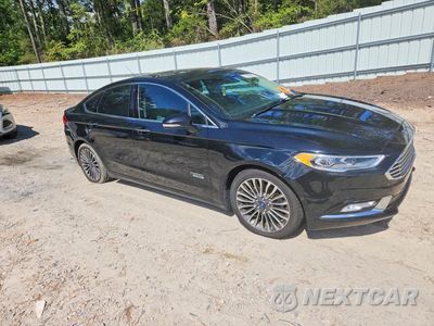 Czwarte zdjęcie samochodu z boku: 2017 FORD FUSION TITANIUM PHEV VIN:3FA6P0SU3HR147226 - miniatura