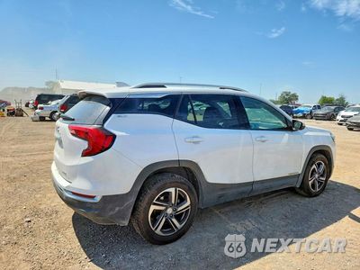 Trzecie zdjęcie samochodu z tyłu: 2019 GMC TERRAIN SLT VIN:3GKALVEV7KL327504 - miniatura
