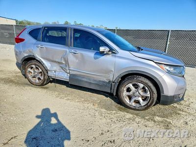 Czwarte zdjęcie samochodu z boku: 2017 HONDA CR-V EXL VIN:5J6RW1H87HL007019 - miniatura