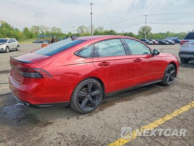 Trzecie zdjęcie samochodu z tyłu: 2024 HONDA ACCORD HYBRID SPORT-L VIN:1HGCY2F77RA006652 - miniatura