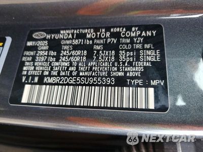 Zdjęcie 13 z 13 samochodu: 2025 HYUNDAI PALISADE SEL VIN:KM8R2DGE5SU955393 - miniatura