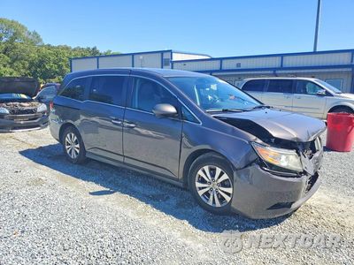 Czwarte zdjęcie samochodu z boku: 2015 HONDA ODYSSEY EXL VIN:5FNRL5H6XFB115347 - miniatura