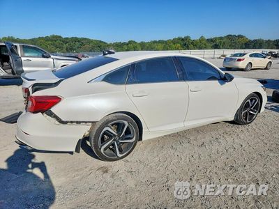 Trzecie zdjęcie samochodu z tyłu: 2022 HONDA ACCORD SPORT VIN:1HGCV1F33NA000843 - miniatura