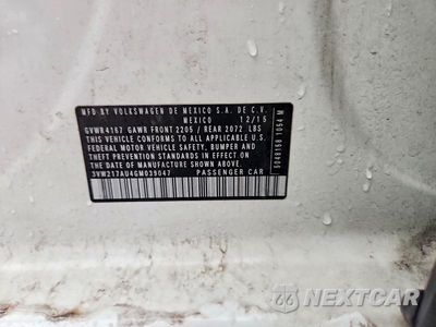 Zdjęcie 12 z 12 samochodu: 2016 VOLKSWAGEN GOLF S/SE VIN:3VW217AU4GM039047 - miniatura