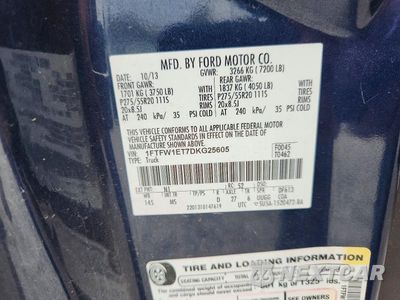 Zdjęcie 12 z 12 samochodu: 2013 FORD F150 SUPERCREW VIN:1FTFW1ET7DKG25605 - miniatura