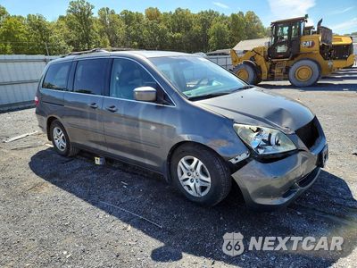 Czwarte zdjęcie samochodu z boku: 2007 HONDA ODYSSEY EXL VIN:5FNRL38747B108571 - miniatura
