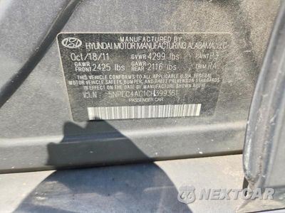 Zdjęcie 12 z 12 samochodu: 2012 HYUNDAI SONATA SE VIN:5NPEC4AC1CH399361 - miniatura