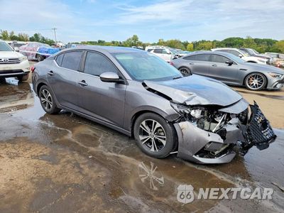 Czwarte zdjęcie samochodu z boku: 2020 NISSAN SENTRA SV VIN:3N1AB8CVXLY251187 - miniatura