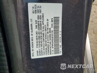 Zdjęcie 13 z 13 samochodu: 2018 HONDA ODYSSEY EX VIN:5FNRL6H55JB101748 - miniatura