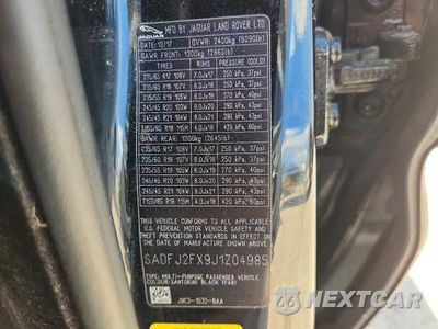 Zdjęcie 12 z 12 samochodu: 2018 JAGUAR E-PACE S VIN:SADFJ2FX9J1Z04985 - miniatura