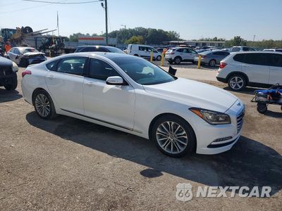 Czwarte zdjęcie samochodu z boku: 2017 GENESIS G80 3.8 VIN:KMHGN4JE6HU182479 - miniatura