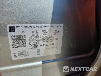 Zdjęcie 13 z 13 samochodu: 2024 CHEVROLET BLAZER 2LT VIN:3GNKBCR45RS238711 - miniatura