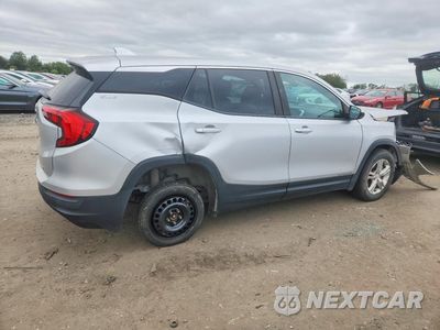 Trzecie zdjęcie samochodu z tyłu: 2021 GMC TERRAIN SLE VIN:3GKALTEV9ML402467 - miniatura