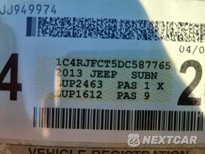 Zdjęcie 12 z 12 samochodu: 2013 JEEP GRAND CHEROKEE OVERLAND VIN:1C4RJFCT5DC587765 - miniatura