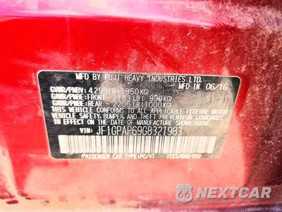 Zdjęcie 13 z 13 samochodu: 2016 SUBARU IMPREZA SPORT PREMIUM VIN:JF1GPAP69G8321983 - miniatura