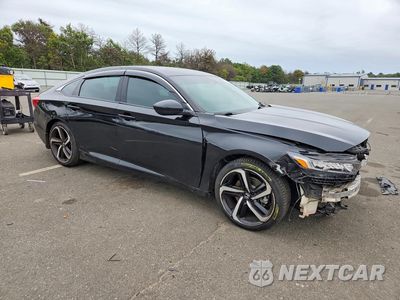 Czwarte zdjęcie samochodu z boku: 2020 HONDA ACCORD SPORT VIN:1HGCV1F3XLA135699 - miniatura