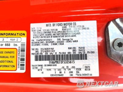 Zdjęcie 12 z 12 samochodu: 2015 FORD MUSTANG GT VIN:1FA6P8CF3F5335615 - miniatura